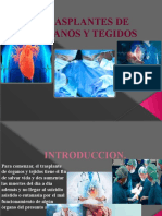 Trasplantes de Organos y Tegidos Diapositiva.