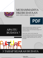 MUHAMMADIYAH DNG Budaya