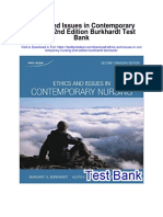 Ethics and Issues in Contemporary Nursing 2nd Edition Burkhardt Test Bank