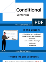 Zero Conditional PowerPoint Lesson