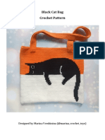 Black Cat Bag Crochet Pattern