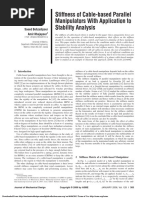 Stiffness of Cable-Based Parallel Manipulators With Application To Stability Analysis