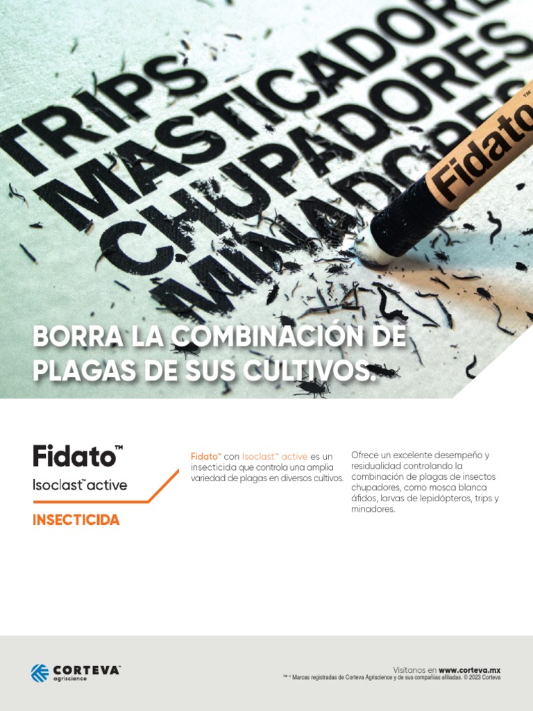 Folleto Fidato 2023 | PDF | Insectos | Brócoli