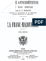 Benoit D P - La Cite Antichretienne - La Franc-Maconnerie Vol I 1886