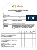 Rubrica Evaluacion Actividad Extraprogramatica Liceo