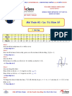 Bài Toán 02 - Cực Trị Hàm Số - Lời Giải