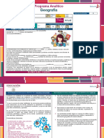 Programa Analítico Geografía 1° Editorial MD