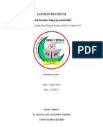 Laporan Pratikum Letak Reseptor Pengecap Pada Lidah