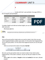 Life - 2e - BrE - Pre-Inter - SB - U09 - Grammar Summary