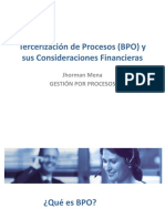 Tercerización de Procesos (BPO)