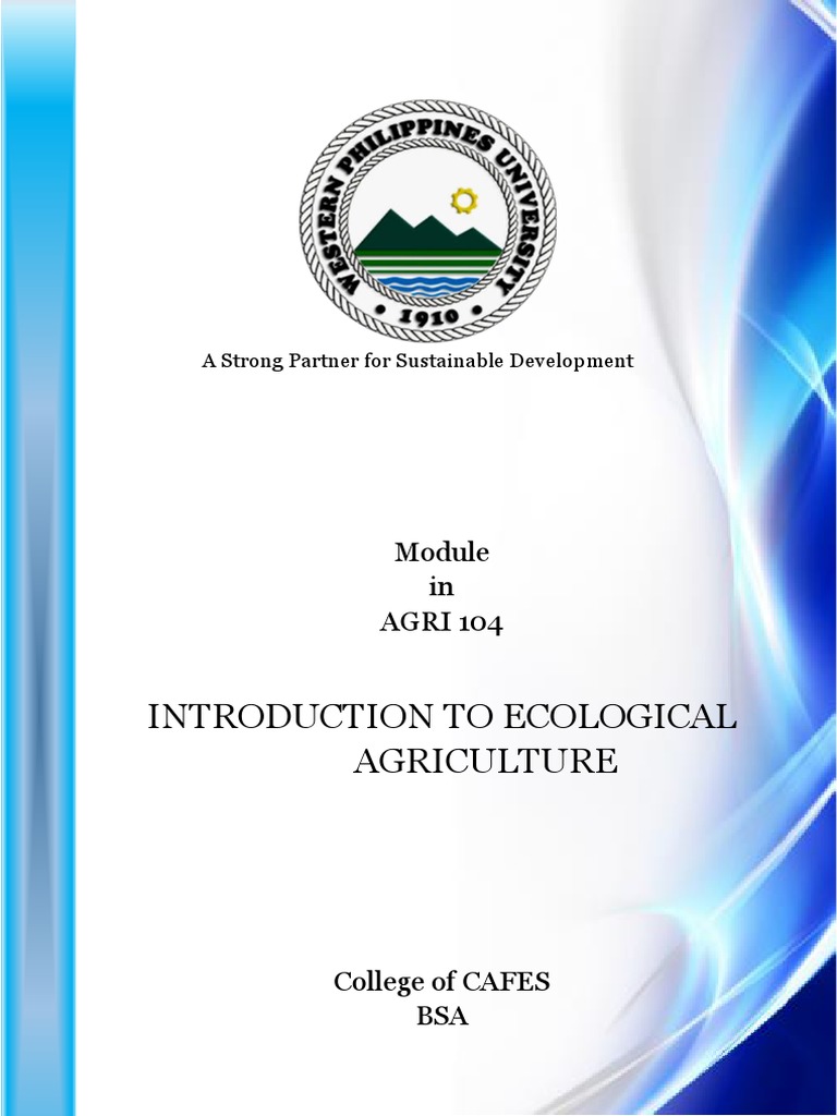 Agri 104 Module 5 Download Free Pdf Sustainability Sustainable