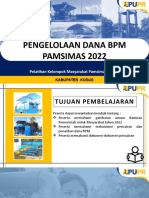 Pengelolaan Dana BPM Pamsimas 2022