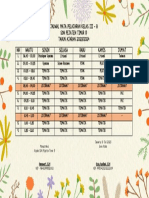 Jadwal Pelajaran 3B