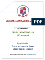 Gujarat Technological University: Design Engineering - Ii A (5 Semester)