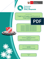 Portafolio Cat. B - Proyecto de Emprendimiento