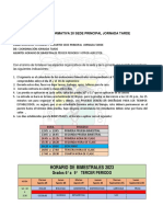 CIRCULAR HORARIO DE BIMESTRALES 3 Periodo e Indicacines Generales