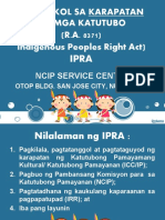 IPRA Tagalog - PP