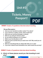 Copia de Unit # 3 Tickets, Money, Passport!