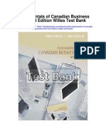 Fundamentals of Canadian Business Law 2nd Edition Willes Test Bank