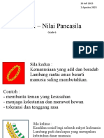 Nilai - Nilai Pancasila Kls 6