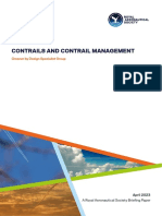 Contrails and Contrail Management Briefing Paper