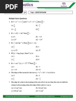 HSC - 12th - Maths - QUESTION BANK