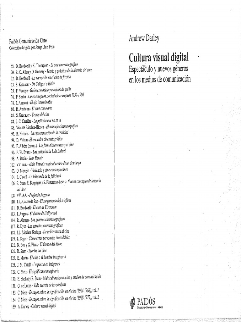 DARLEY Cultura Visual CAP 3 SOLAMENTE PDF
