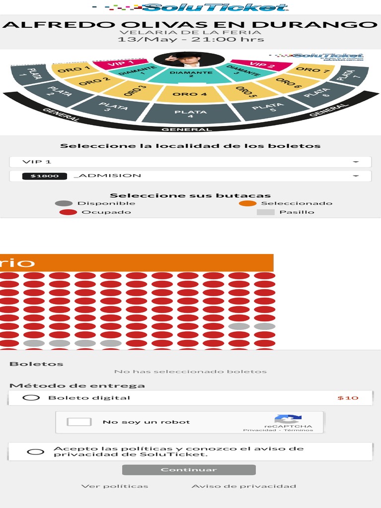 Alfredo Olivas en Durango Soluticket PDF