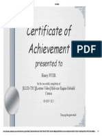 Certificate 22