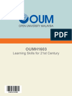 OUMH1603 Learning Skills For Open Distance Learning - FULL - 5sept19