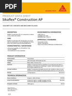 Sikaflex®-400 Fire: Product Data Sheet | PDF | Paint | Chemistry