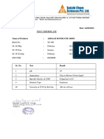 Test Certificate - Addage Bondcote 200sn - 2022 - Feb 2313n5b4v131vb