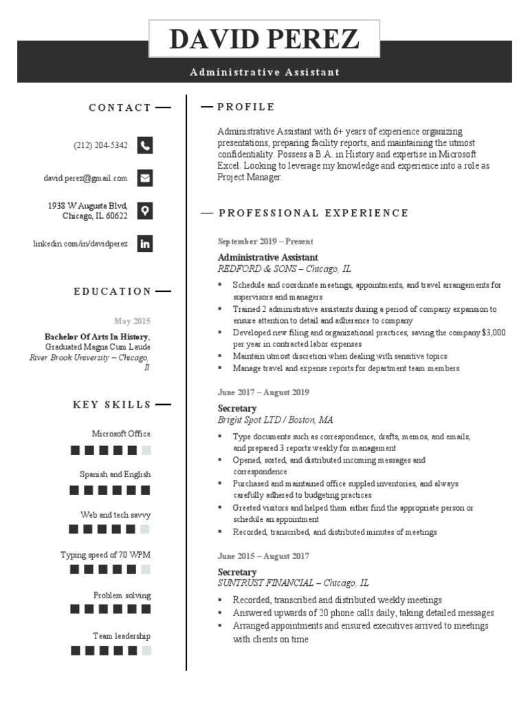 Administrative Assistant Resume Guide | PDF | Résumé