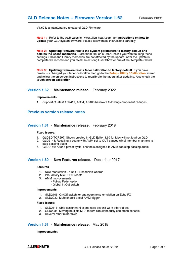 Where To Find Release Notes For Different Firmware Versions? – HBOB
