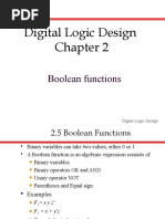 Boolean Functions Minterm Maxterm