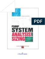 Pump System Analysis and Centrifugal Pump Sizing