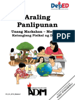 AralingPanlipunan8 Quarter1 Module1 Katangiang Pisikal NG Daigdig V2