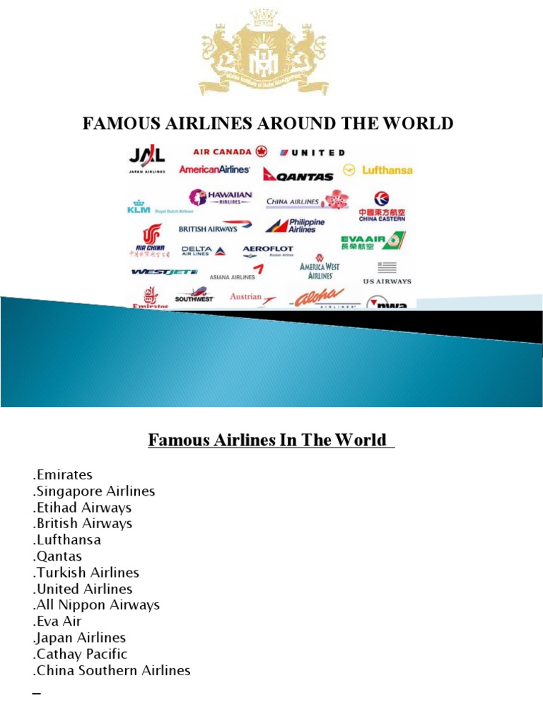 Names of Airlines PDF