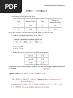 Tutorial 5 - Solutions