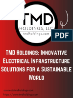 TMD Holdings Innovative Electrical Infrastructure Solutions For A Sustainable World