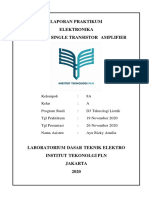 Laporan Praktikum Elektronika Modul 6 - Kelompok 8a - Kelas A