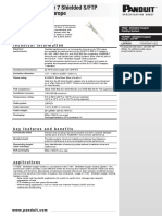 Specifications: Tx6A Shielded Copper Cabling System TX7000 Shielded Copper Cable - S/FTP