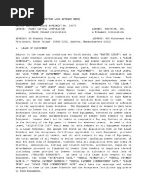 sample lease agreement