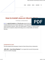 How To Install Java On Ubuntu 22.04