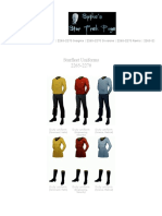 Star Trek 2265-2270 Uniforms