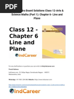 Maharashtra Board Solutions Class 12 Arts Science Maths Part 1 - Chapter 6 Line and Plane 1