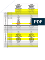 Seating Arrangement UG