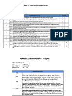 Pemetaan KD MTK Kelas 5 TP 2022-2023