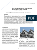 The Effect of Face-Air Velocity Distribution On Heat Transfer Performance of Air-Cooled Condensers