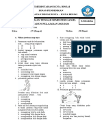 Soal Uts Kelas 4 Pjok K. Merdeka